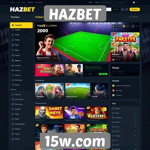 Navegação intuitiva no site HAZBET melhora experiência do jogador